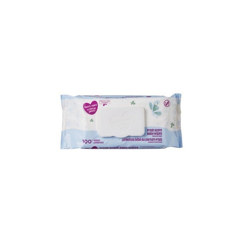 Parent's Choice Fresh Scent Textured Baby Wipes 100's