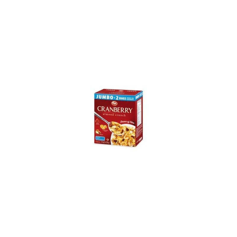 Post Jumbo Cranberry Almond Crunch Cereal 1100 g