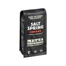 Salt Spring Coffee Organic Metta Espresso Whole Bean 400 g