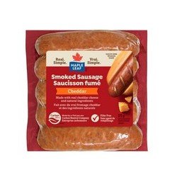 Maple Leaf Natural Smoked Cheddar Sausage 375 g