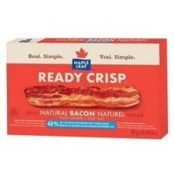 Maple Leaf Ready Crisp Bacon Slices Less Salt 65 g