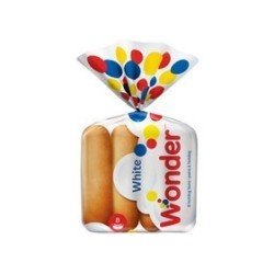 Wonder White Hotdog Buns 8's 384 g
