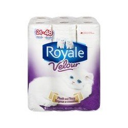 Royale Velour Bathroom Tissue Double 24/48