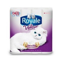 Royale Velour Bathroom Tissue Double 16/32