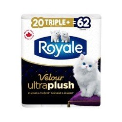 Royale Bathroom Tissue Velour Ultra Plush 20/62’s