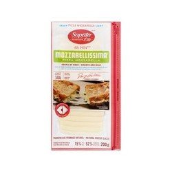 Saputo Cheese Slices Light Pizza Mozzarella 200 g