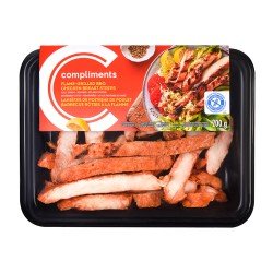 Compliments Flame Grilled BBQ Chicken Breast Strips 200 g