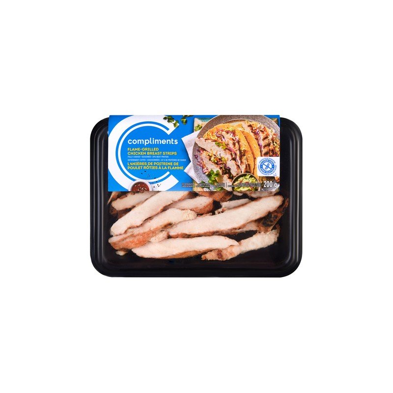 Compliments Original Flame Grilled Chicken Breast Strips 200 g