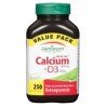 Jamieson Mega Cal Calcium + D3 650 mg/400 IU Mini-Tab Caplets 250’s