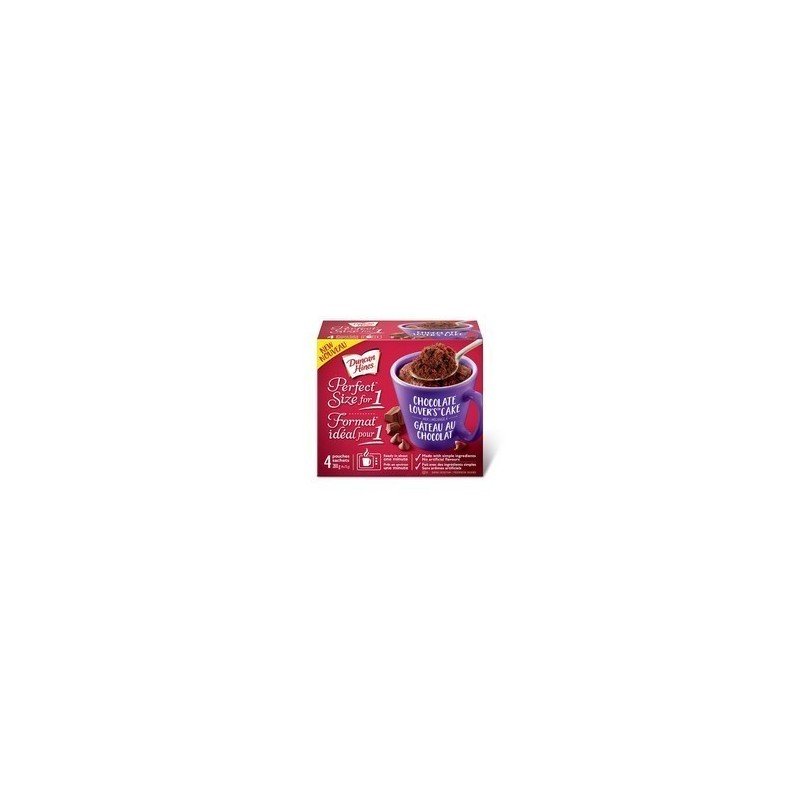 Duncan Hines Perfect Size for 1 Chocolate Lover’s Cake Mix 288 g