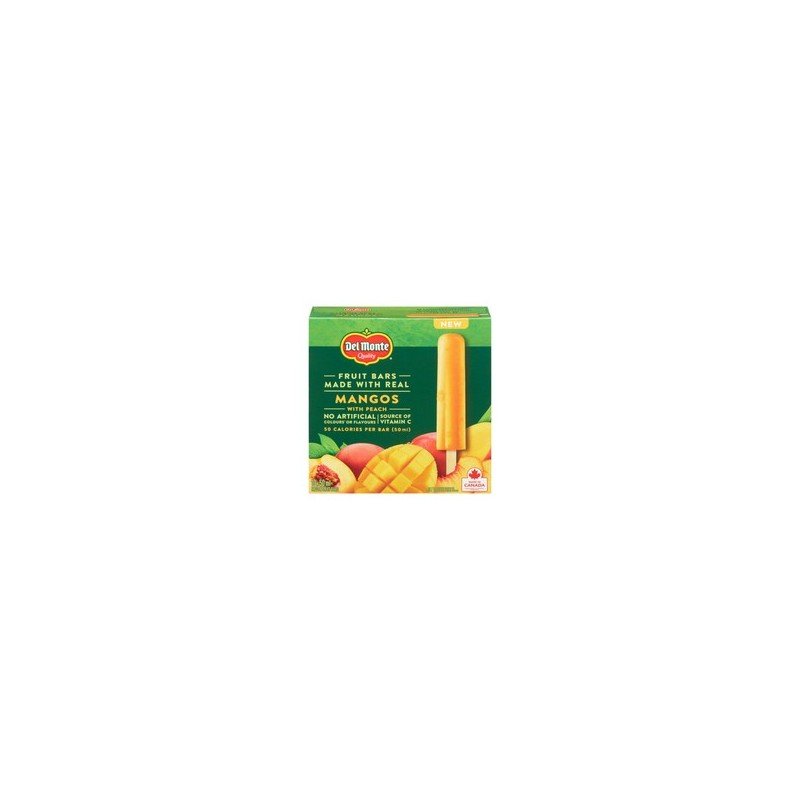 Del Monte Mangos with Peach Fruit Bars 10 x 50 ml