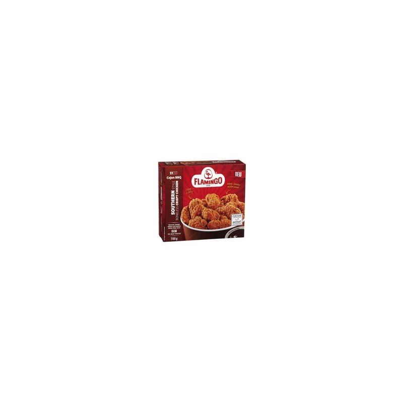 Flamingo Raw Southern Style Boneless Crispy Chicken Cajun BBQ 700 g