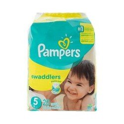 Pampers Swaddlers Jumbo Pack Size 5 20's