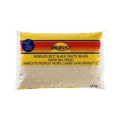 Suraj Huskless Split Black Mapte Beans 1.8 kg