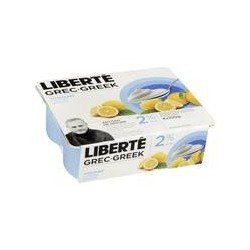 Liberte Greek Yogurt Lemon 4 x 100 g
