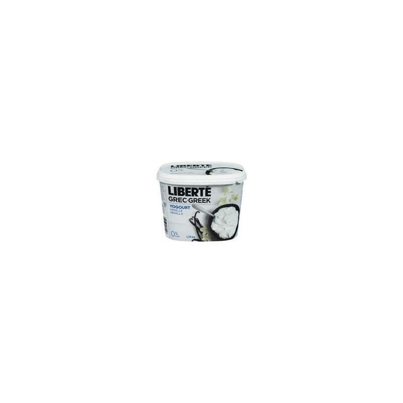 Liberte 0% Greek Yogurt Vanilla 1.75 kg