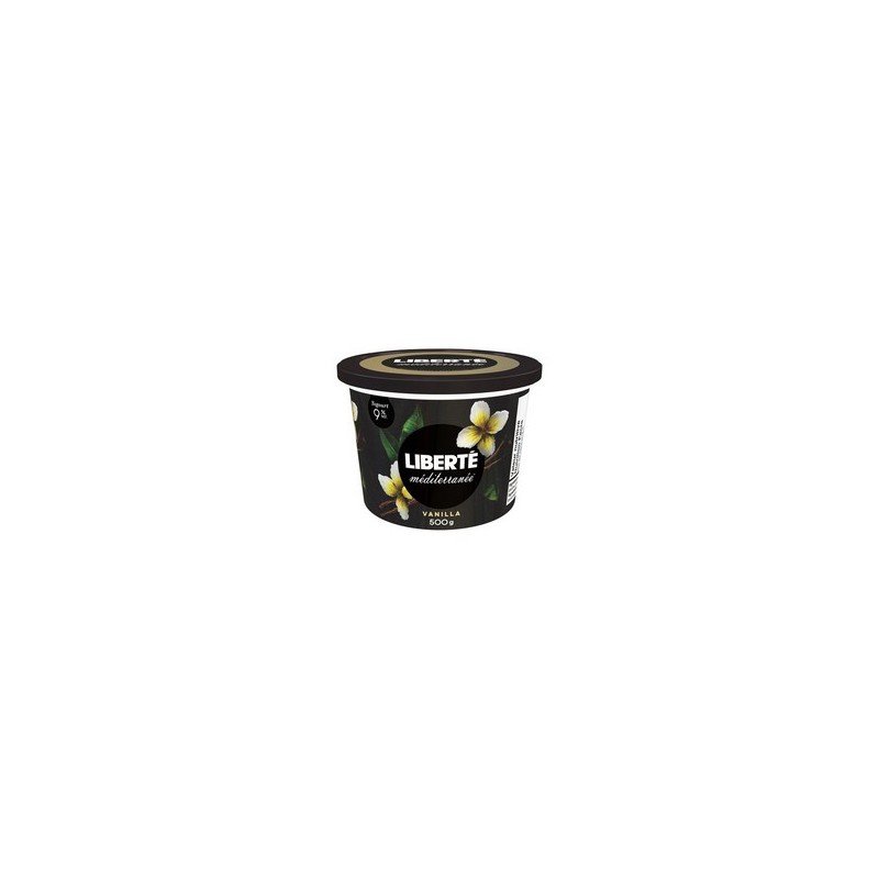 Liberte Mediterranee Yogurt Vanilla 9% 500 g