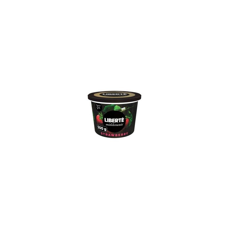 Liberte Mediterranee Yogurt Strawberry 9% 500 g