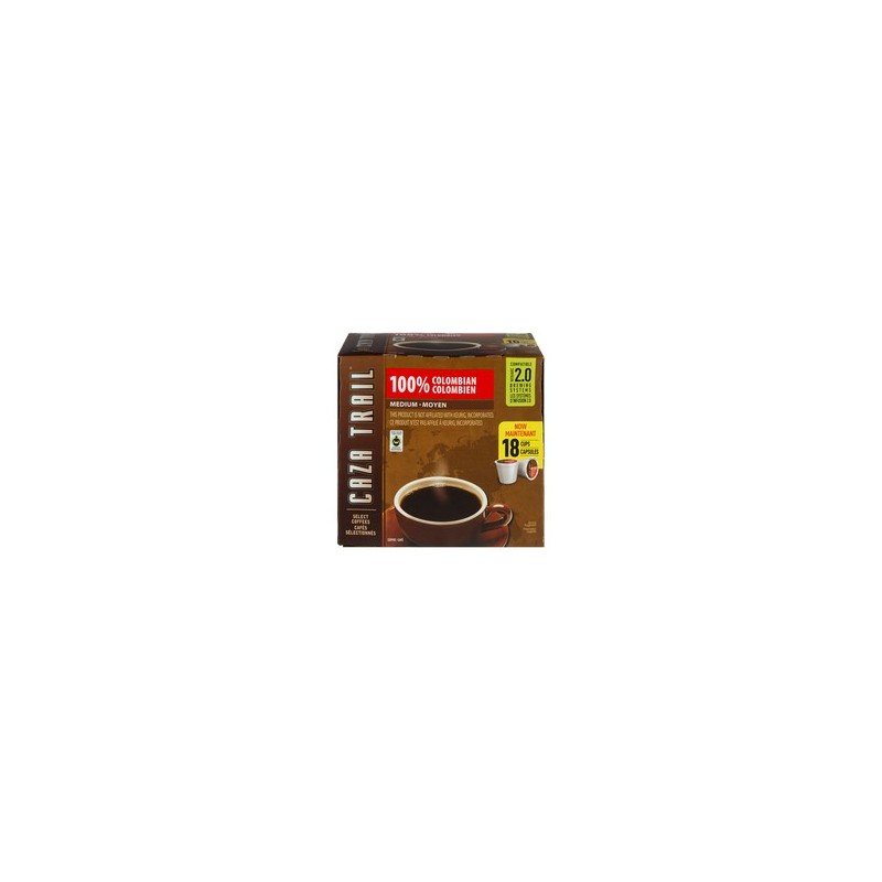 Caza Trail Coffee Colombian K-Cups 216 g