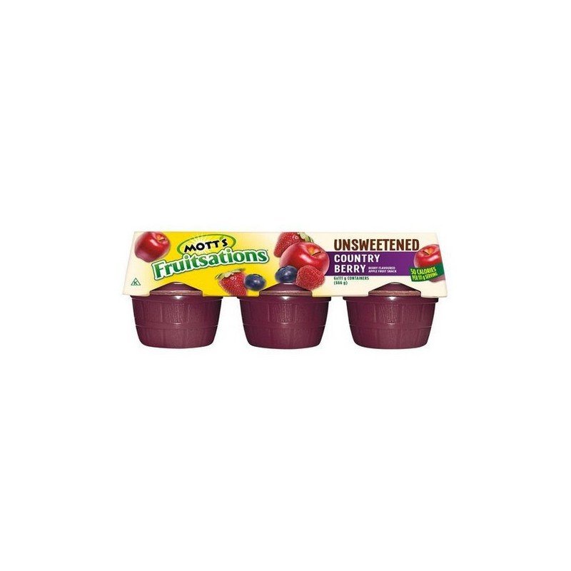 Mott's Fruitsations Unsweetened Country Berry 6 x 113 g