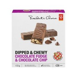 PC Dipped & Chewy Granola Bars Chocolate Fudge & Chocolate Chip Peanut Free 172 g
