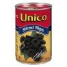 Unico Canned Olives Sliced Ripe 375 ml