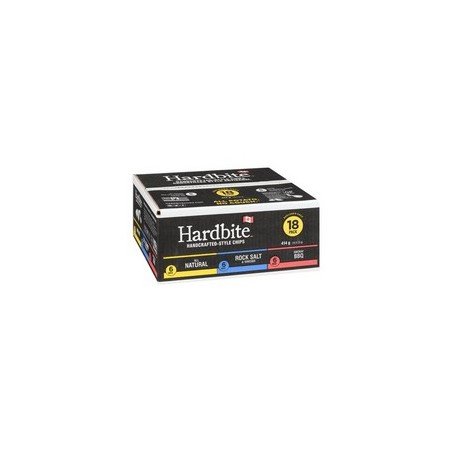 Hardbite Potato Chips Variety Pack 18 X 23 G