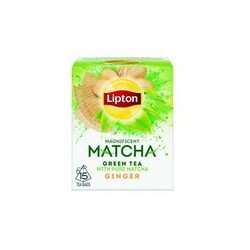 Lipton Magnificent Matcha Green Tea with Pure Matcha Ginger 15’s