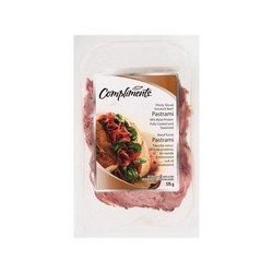 Compliments Thinly Sliced Smoked Pastrami 175 g