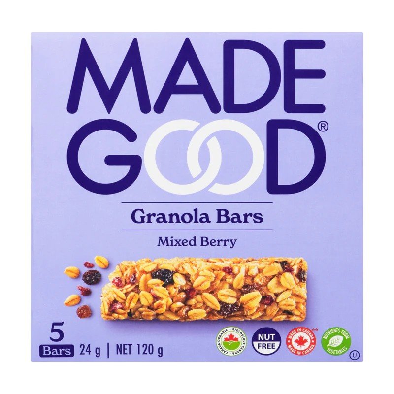Made Good Organic Granola Bars Mixed Berry 5 x 24 g