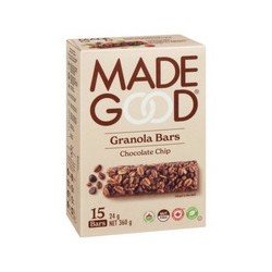 Made Good Granola Bars Chocolate Chip 15 x 24 g