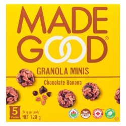 Made Good Organic Granola Minis Chocolate Banana 5 x 24 g