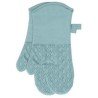 S&Co Home Blue Cotton Silicone Oven Mitts pair