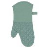 S&Co Home Sage Green Cotton Silicone Oven Mitts pair