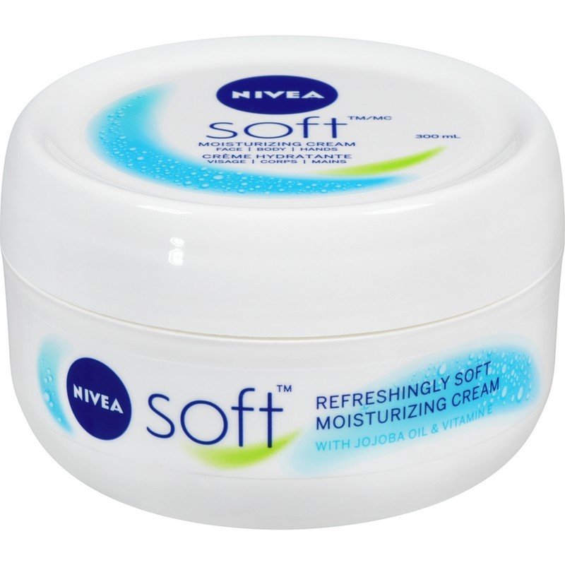 Nivea Soft Moisturizing Cream with Jojoba Oil & Vitamin E 300 ml