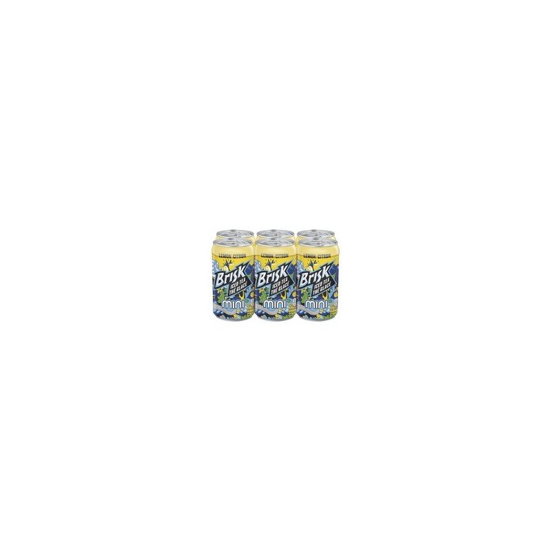 Brisk Lemon Iced Tea Mini Cans 6 x 222 ml