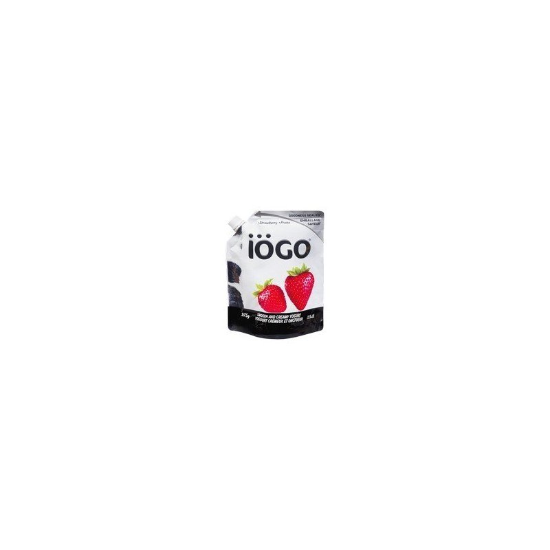 Iogo Greek Yogurt Strawberry 1.5% Fat 975 g