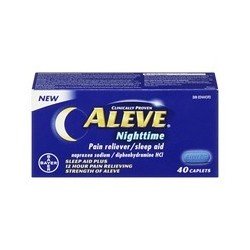 Aleve Nighttime Pain Reliever/Sleep Aid Caplets 40's
