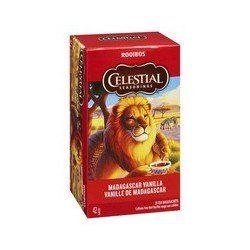 Celestial Seasonings Madagascar Vanilla Rooibos Red Tea 20’s
