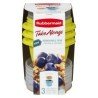 Rubbermaid Take Alongs Twist & Seal Containers with Tray for Dips & Toppings 3’s