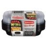 Rubbermaid Take Alongs Meal Prep Trays 10's