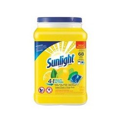Sunlight 4-in-1 Laundry Pacs Lemon Fresh 68's