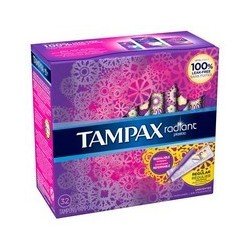 Tampax Radiant Tampons...
