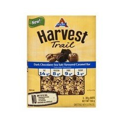 Atkins Harvest Trail Bar Dark Chocolate Sea Salt Caramel 190 g
