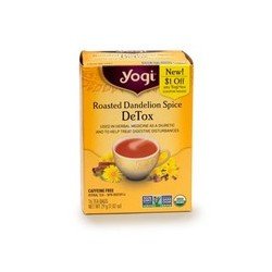 Yogi Tea Organic Roasted Dandelion Spice DeTox Tea 16's