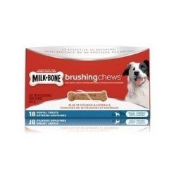 Milk Bone Dog Biscuits Brushing Chews Small/Medium 18's