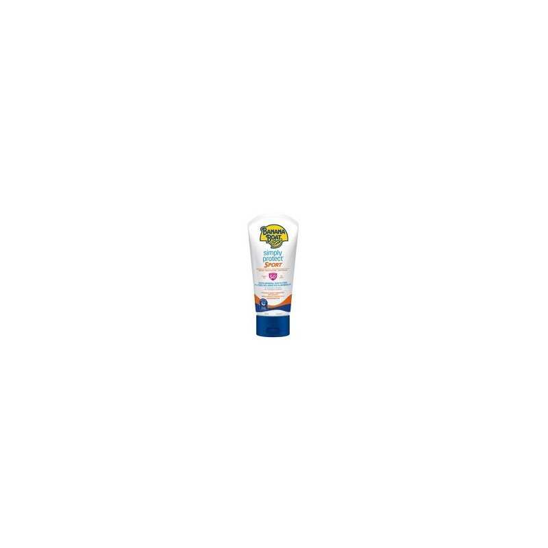 Banana Boat Simply Protect Sport SPF 50+ Sunscreen Lotion 100% Mineral Sun Filters 150 ml