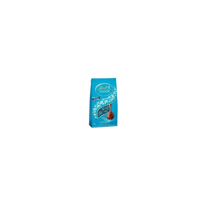 Lindt Lindor Irresistably Smooth Sea Salt Milk Chocolate Bag 150 g