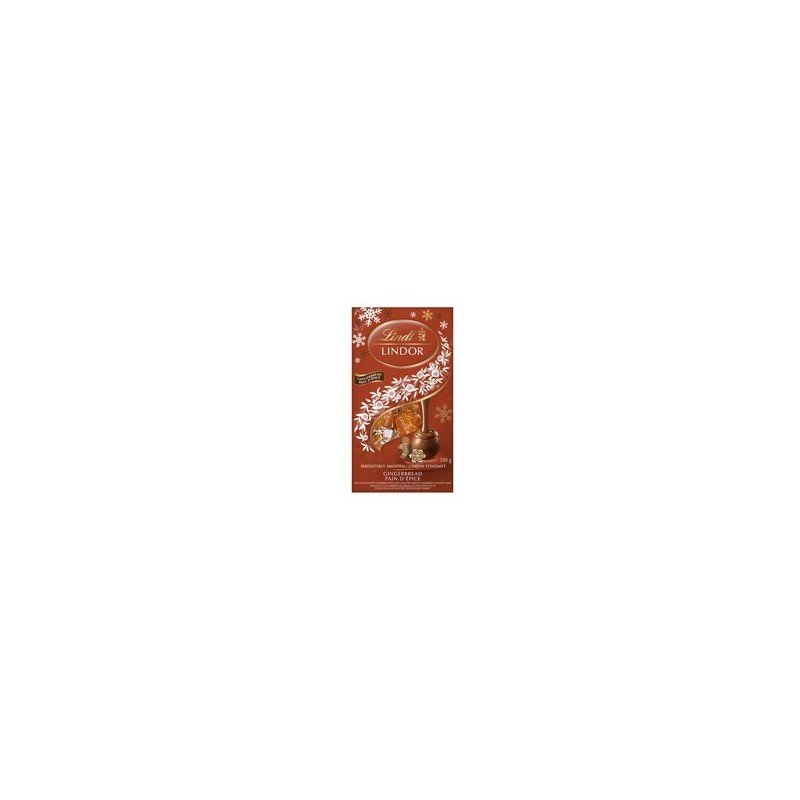 Lindt Lindor Irresistably Smooth Gingerbread Milk Chocolate Bag 150 g