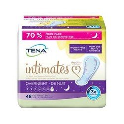 Tena Intimates Women’s Overnight Pads 48’s